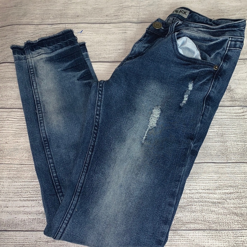 CJ Black skinny  flex denim jeans size 28/31